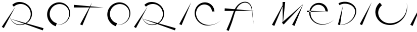 Rotorica Medium font