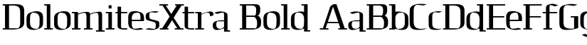 DolomitesXtra Bold font