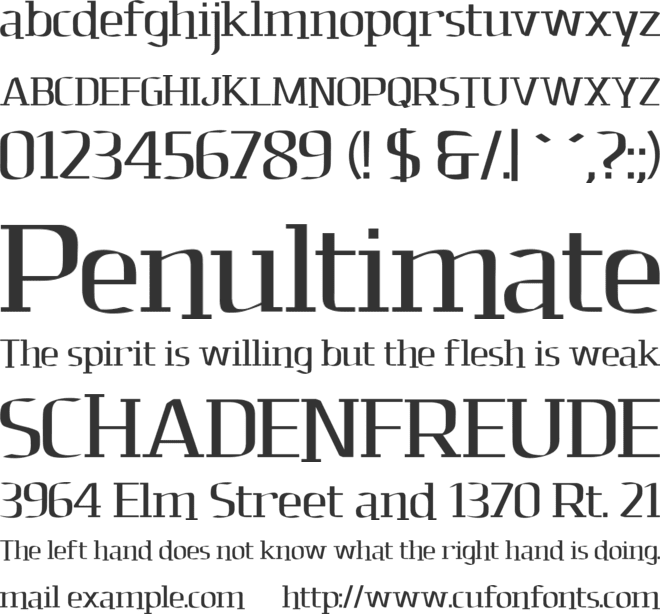 DolomitesXtra font preview