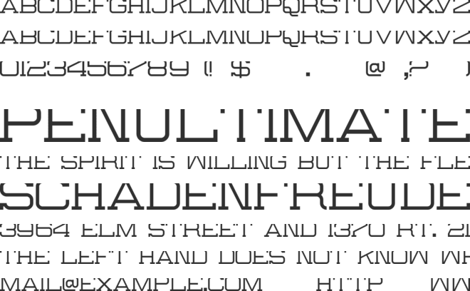 The Slabbers font preview