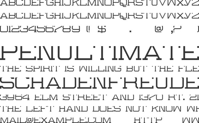 The Slabbers font preview