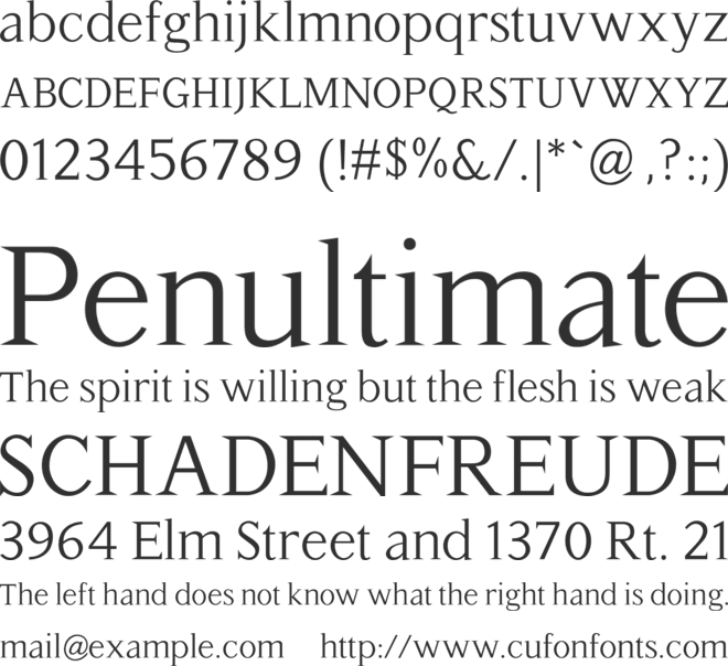 Hassliebe font preview