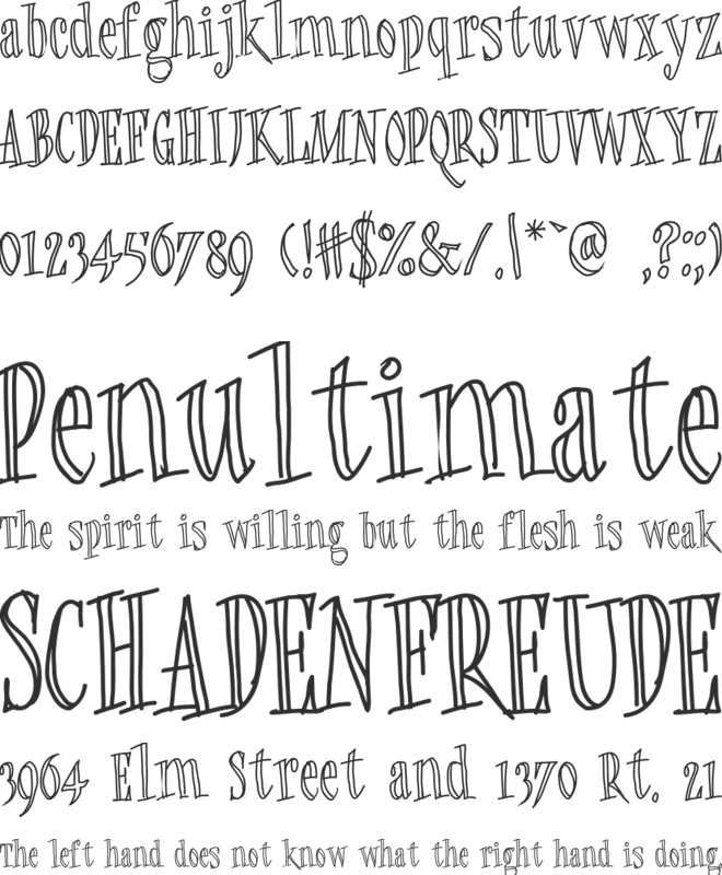 Quickie font preview