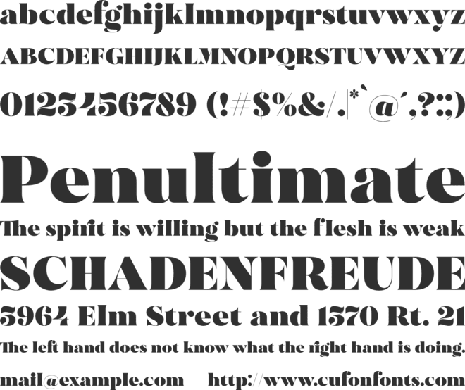 MADE Bruno font preview