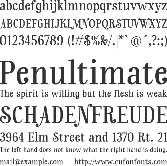 Rainbow Mansion lining figures font preview