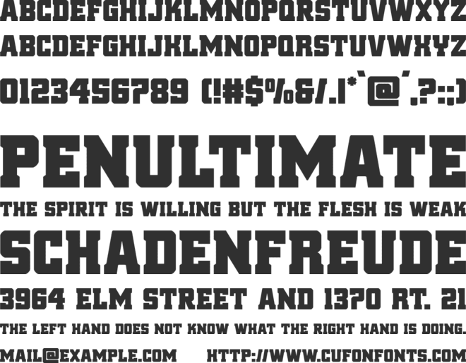 Red Delicious font preview