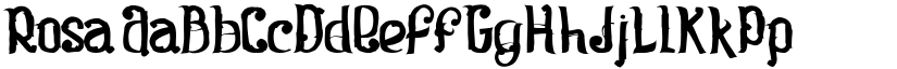 Rosa font download