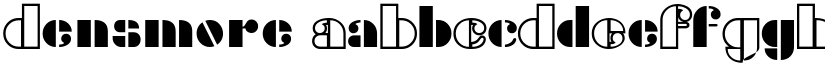 Densmore font