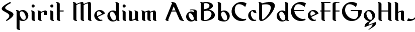 Spirit Medium font