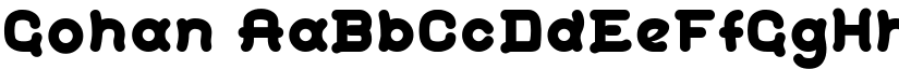 Gohan font