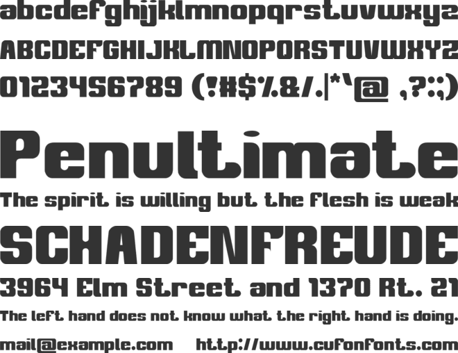 philosophy font preview