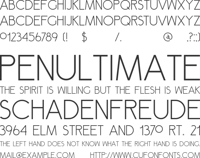 DK Semarang font preview