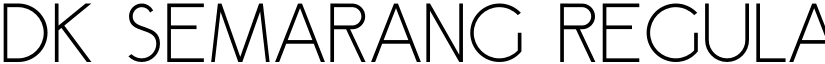DK Semarang Regular font