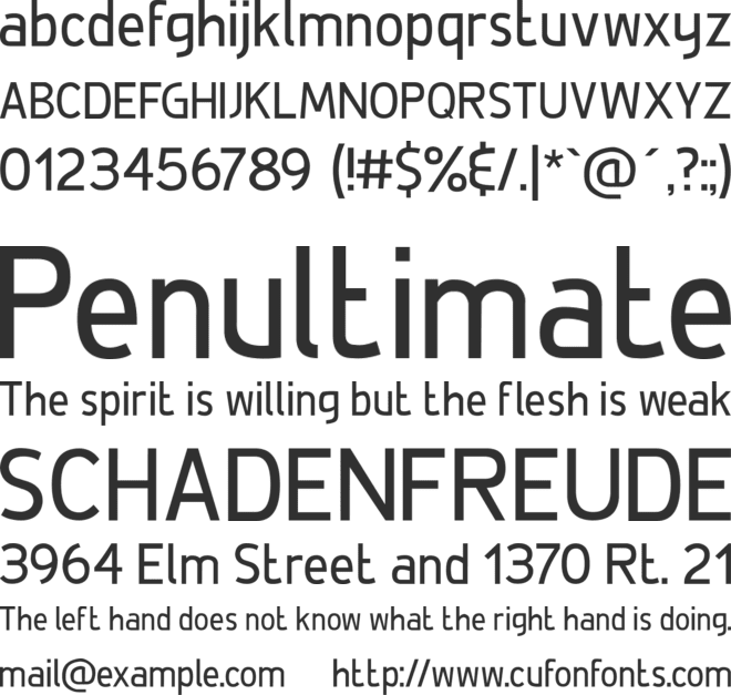 De Luxe  Condensed font preview
