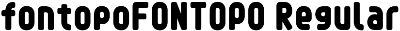 fontopoFONTOPO Regular font
