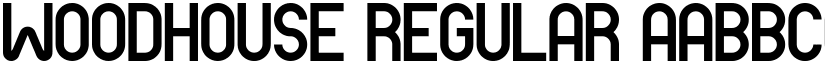 Woodhouse Regular font