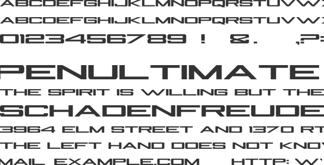 Be A Pro font preview