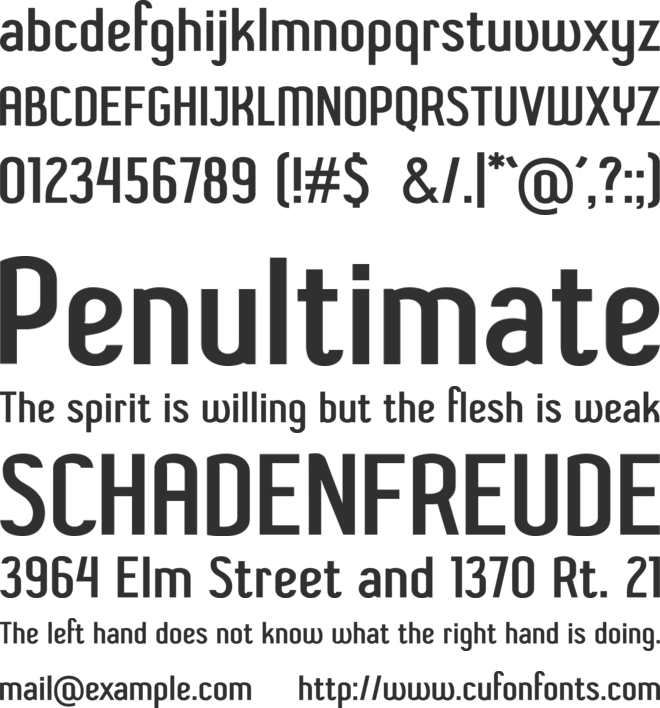 Shift Type Basic font preview