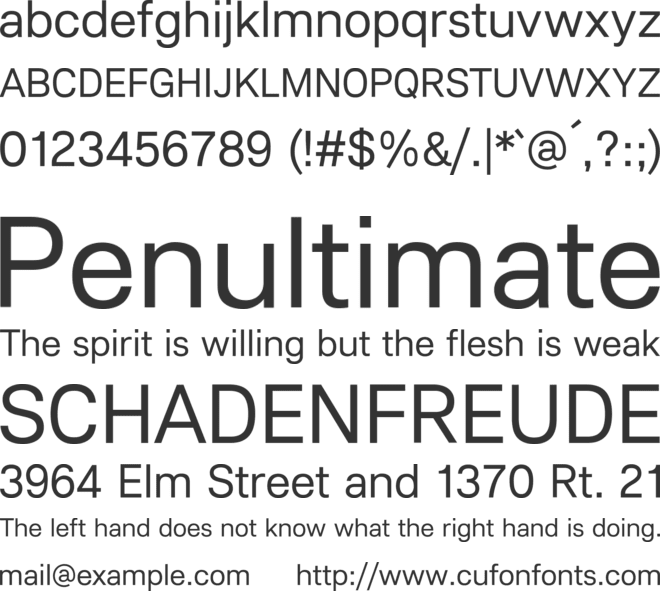Lunchtype21 font preview