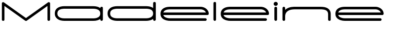 Madeleine Madeleine font