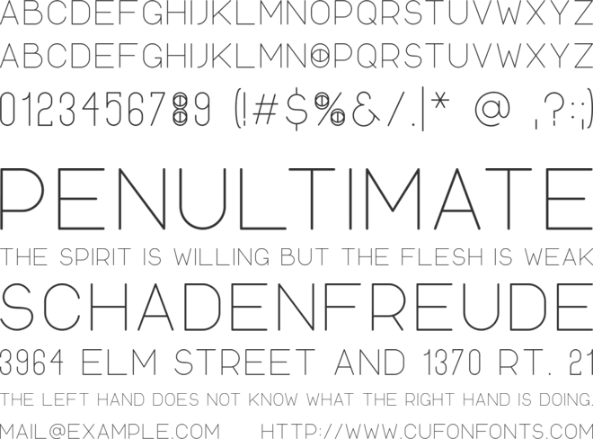 Voodoo Eye Title font preview