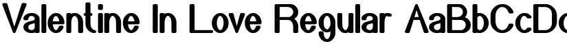 Valentine In Love Regular font