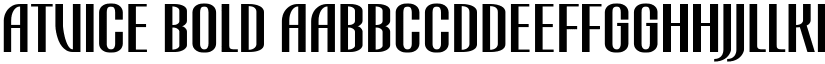Atvice Bold font
