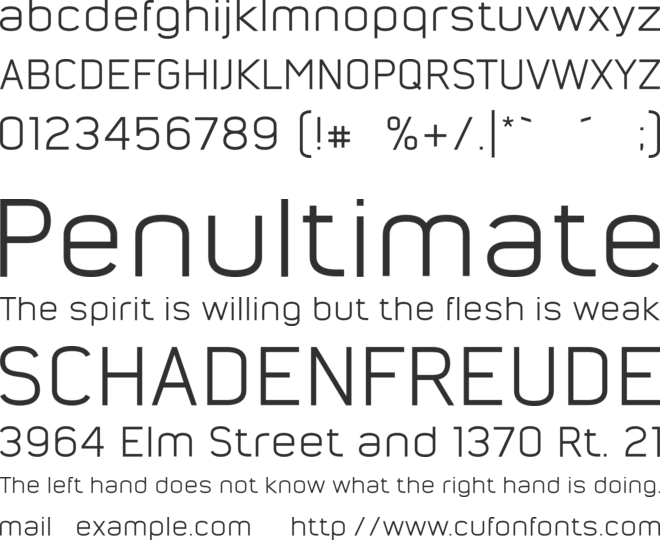 Nordstern Demo font preview