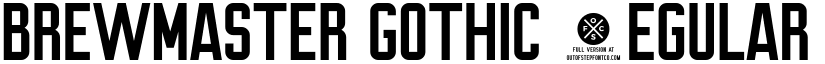 Brewmaster Gothic Regular font