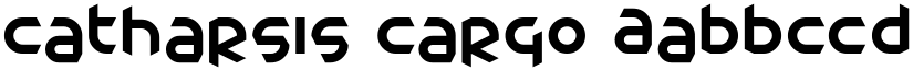 Catharsis Cargo font