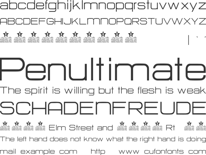 HURTMOLD Personal Use font preview