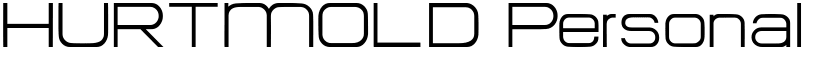 HURTMOLD Personal Use Regular font