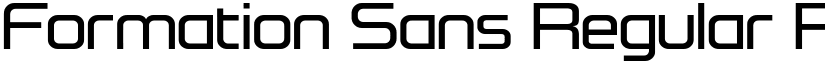 Formation Sans Regular Regular font