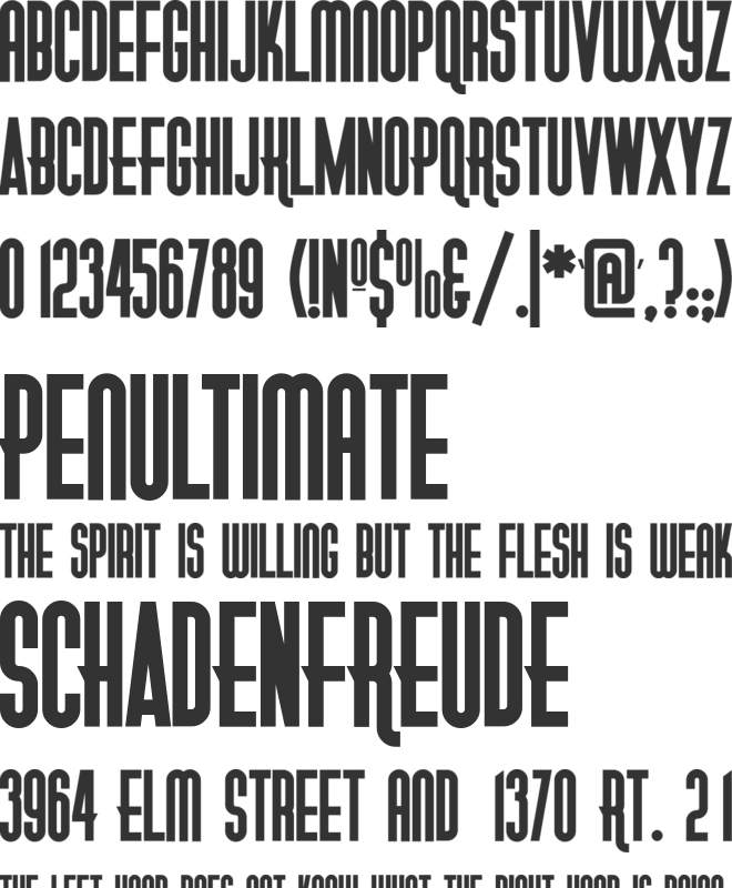 Gotica Moderna KK font preview