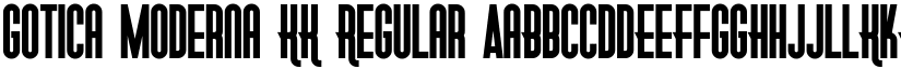 Gotica Moderna KK Regular font