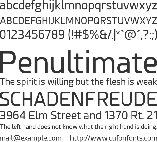 Esphimere font preview