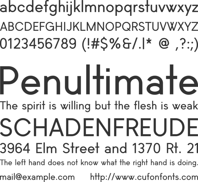 Richkid font preview