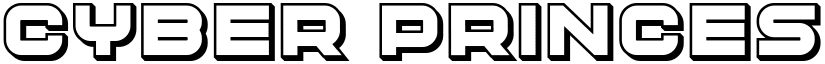 Cyber Princess 3D Regular font
