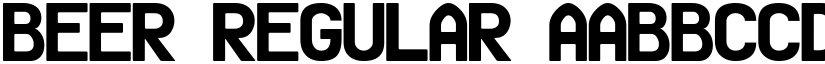 Beer Regular font