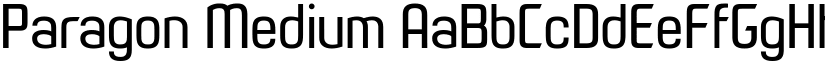 Paragon Medium font