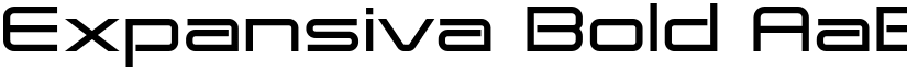 Expansiva Bold font