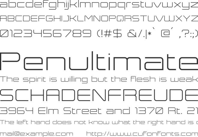 Expansiva font preview