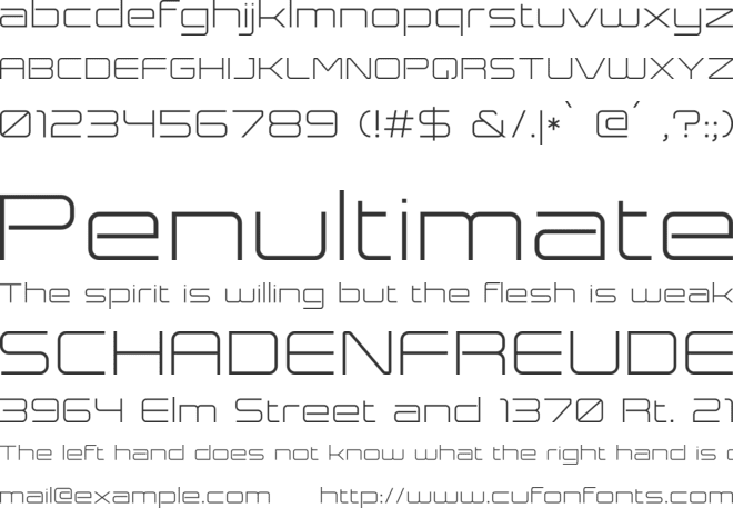 Expansiva font preview