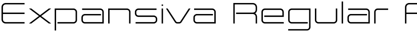 Expansiva Regular font