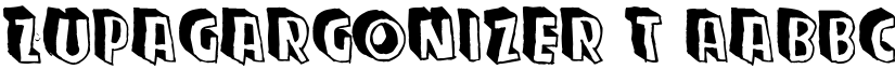 Zupagargonizer T font