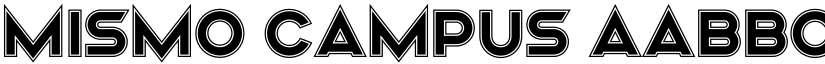 Mismo Campus font