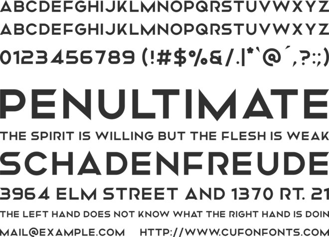 Mismo font preview