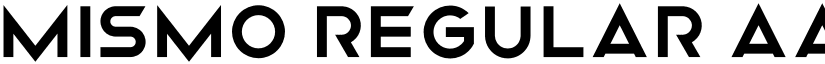 Mismo Regular font