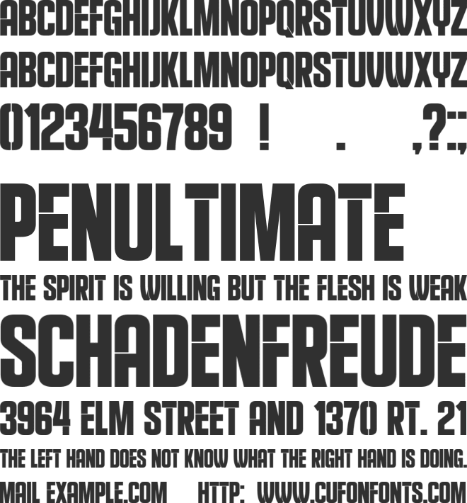 Educated Deers font preview