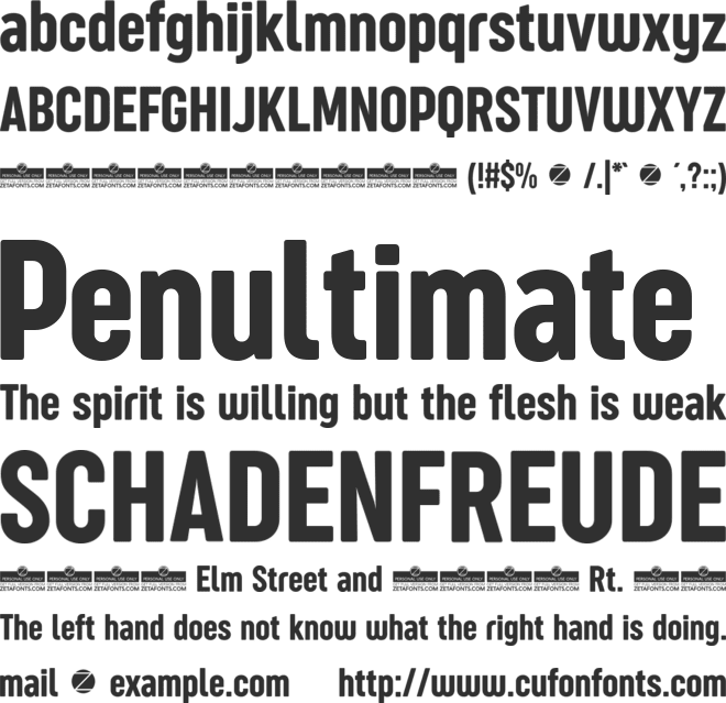Sugo Pro Classic Trial font preview